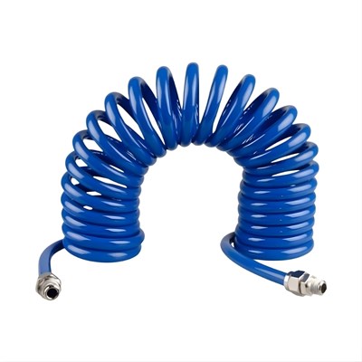TAKPOWER Poliüretan Spiralli Kompresör Hava Hortumu 8 x 12 mm 15 Metre