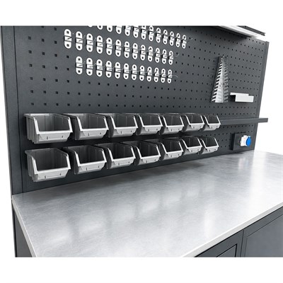 TAKPOWER TTR4413 2 Metre Takım Tezgahı 3 Dolaplı Antresit