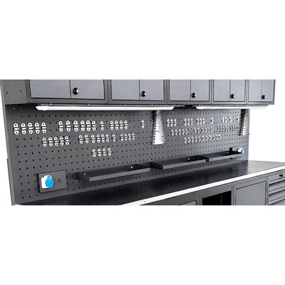 TAKPOWER TTR4431 3 Metre Takım Tezgahı 10 Çekmeceli 10 Dolaplı Ara Bölmeli