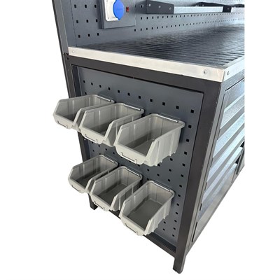 TAKPOWER TTR4431 3 Metre Takım Tezgahı 10 Çekmeceli 10 Dolaplı Ara Bölmeli