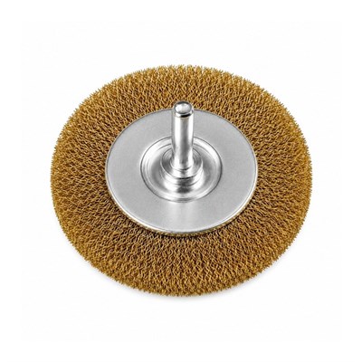 TOMAX Pimli Saçaklı Daire Tel Fırça 50 mm