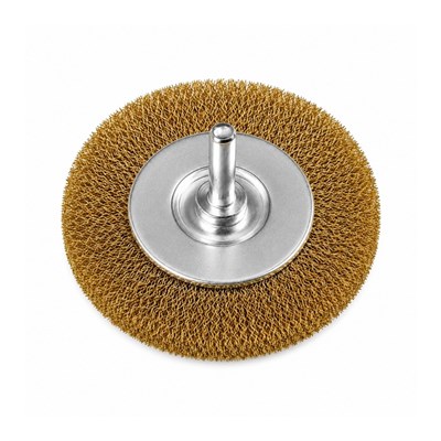TOMAX Pimli Saçaklı Daire Tel Fırça 75 mm