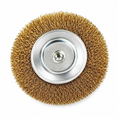 TOMAX Pimli Saçaklı Daire Tel Fırça 75 mm