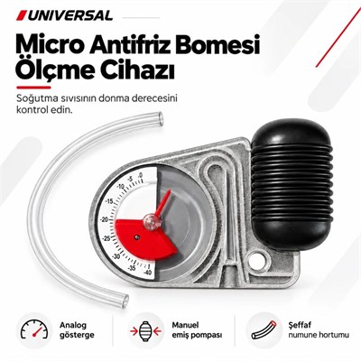 UNIVERSAL Micro Antifiriz Bomesi Ölçme Cihaz
