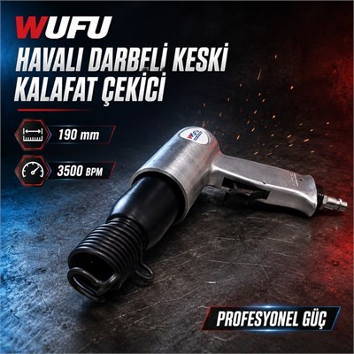 WUFU Havalı Darbeli Keski Kalafat Çekici 190 Mm