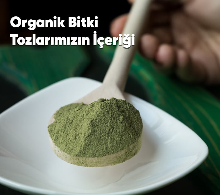 Organik Bitki Tozlarımızın İçeriği