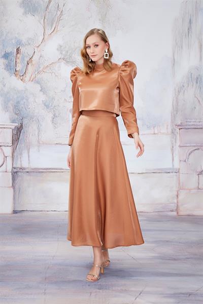 Bakır Karpuz Kol Etekli Takım