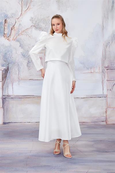 Beyaz Karpuz Kol Etekli Takım