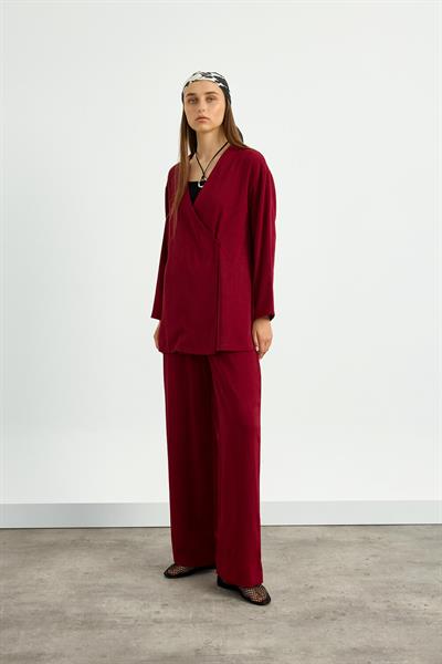Bordo Kimono Takım