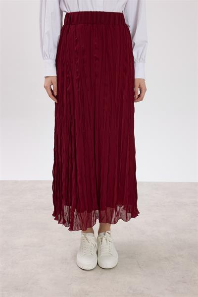 Bordo Kraş Etek