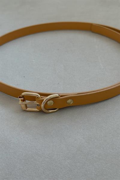Camel Gold Tokalı Deri Kemer