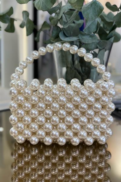 İnci Dikdörtgen Çanta