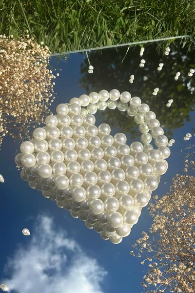 İnci Dikdörtgen Çanta