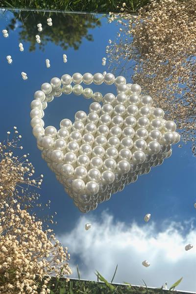 İnci Dikdörtgen Çanta