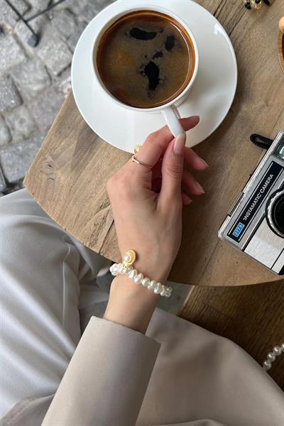 İnci Mercan Bileklik