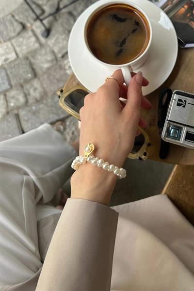 İnci Mercan Bileklik