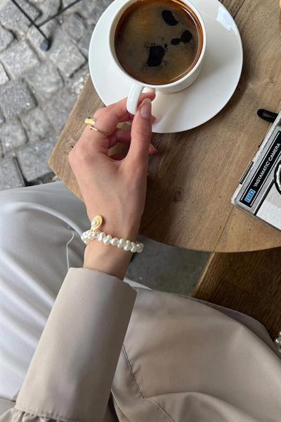 İnci Mercan Bileklik