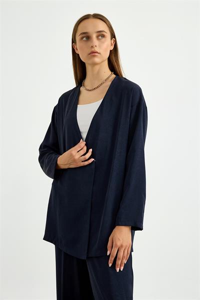 Lacivert Kimono Takım