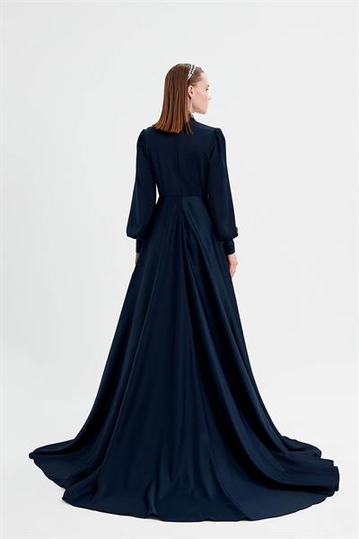 Lacivert Kuyruklu Elena Elbise