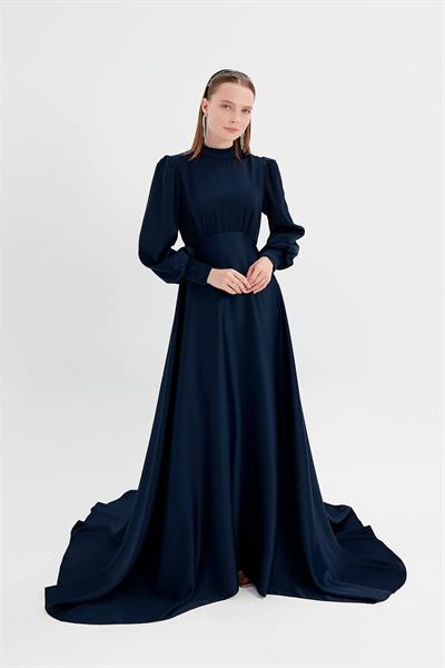 Lacivert Kuyruklu Elena Elbise