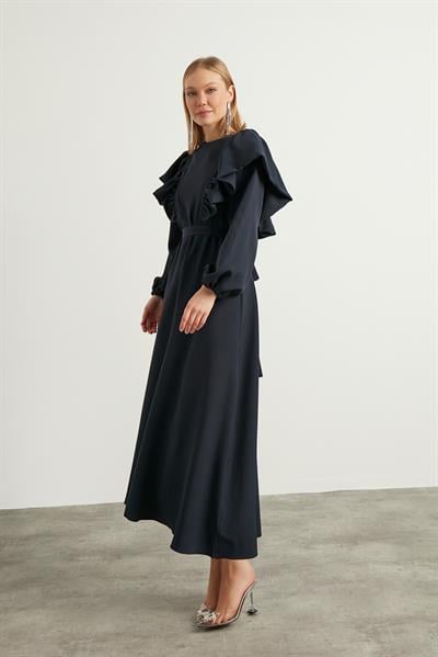 Lacivert Lady Elbise