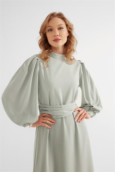 Mint Yeşili Nora Elbise