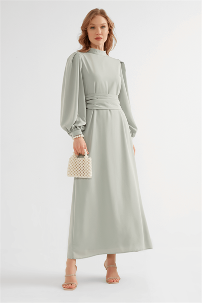 Mint Yeşili Nora Elbise