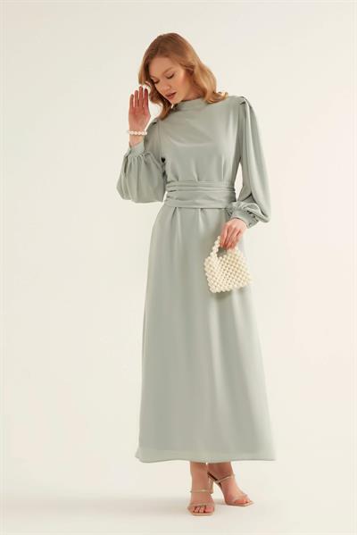 Mint Yeşili Nora Elbise