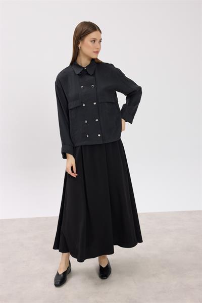 Siyah Allerli Gömlek