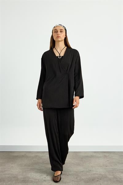 Siyah Kimono Takım