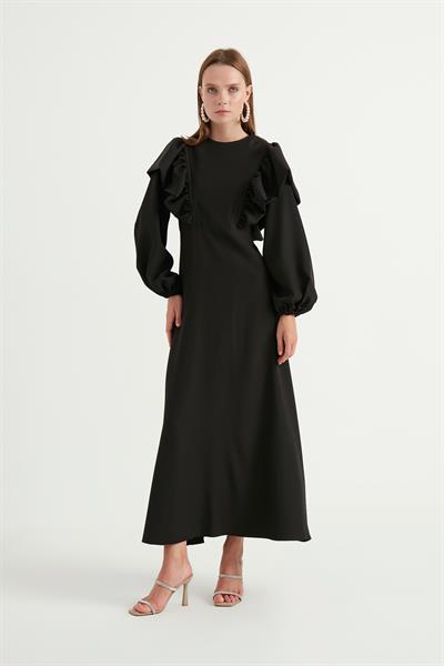 Siyah Lady Elbise