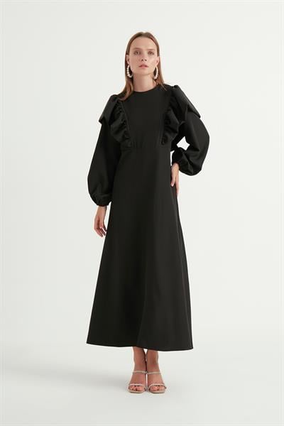 Siyah Lady Elbise