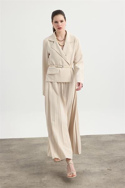 Taş Rengi Aden Elbise