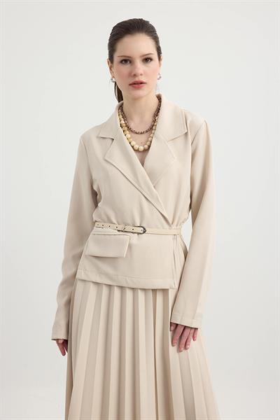 Taş Rengi Aden Elbise