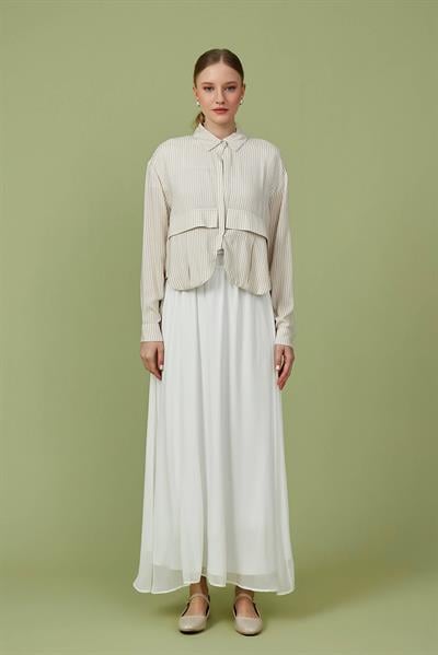 Vizon Geniş Cepli Gömlek