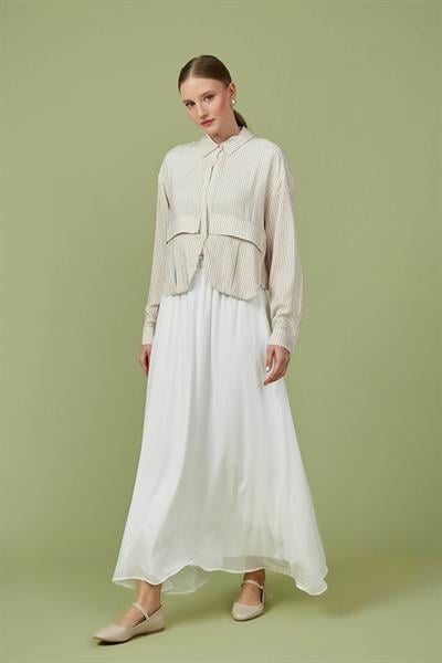 Vizon Geniş Cepli Gömlek