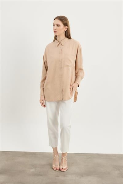 Vizon Taş Detaylı Gömlek