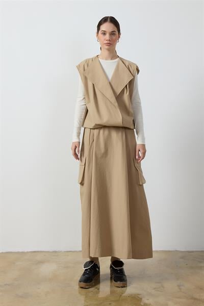 Vizon Vespa Yelekli Etek Takım