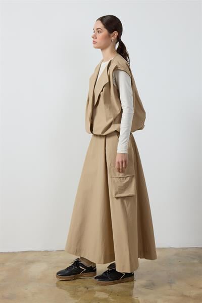 Vizon Vespa Yelekli Etek Takım