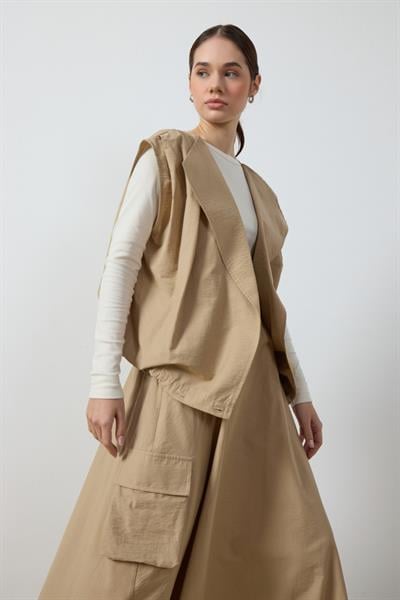 Vizon Vespa Yelekli Etek Takım