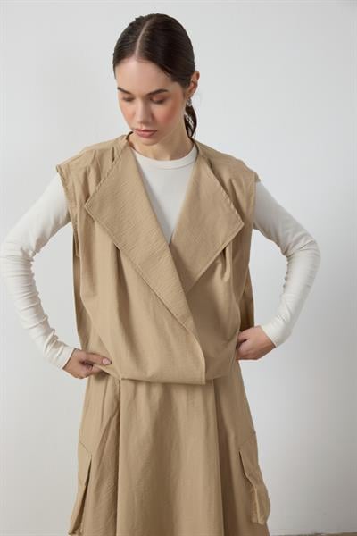 Vizon Vespa Yelekli Etek Takım