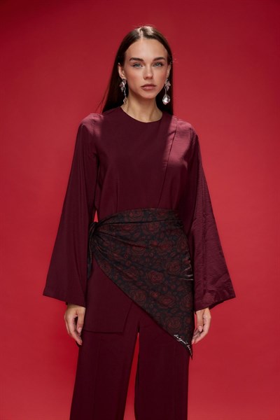 Black Rosalia Omuz Şalı