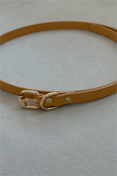 Camel Gold Tokalı Deri Kemer