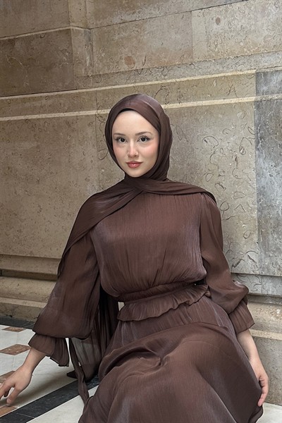 Kahverengi Janjan Şal