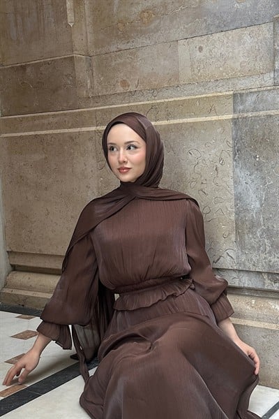 Kahverengi Janjan Şal