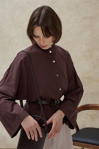 Kahverengi Neva Basic Gömlek 