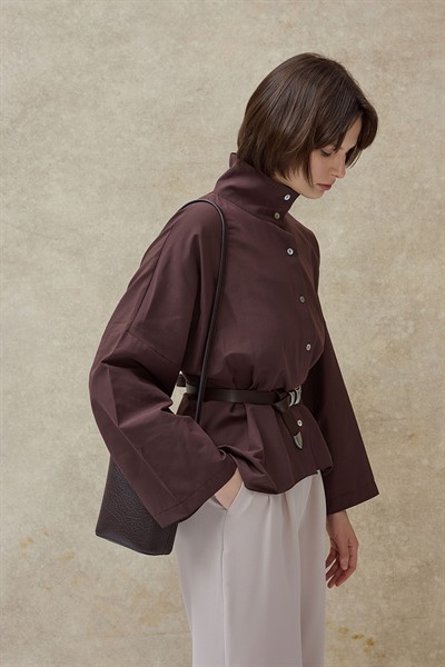 Kahverengi Neva Basic Gömlek 