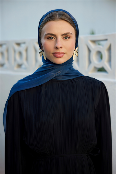 Lacivert Janjan Şal