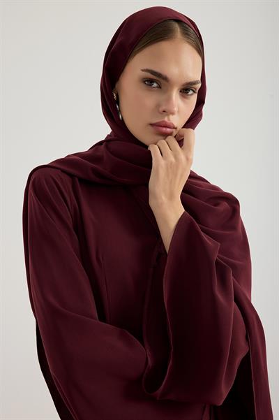 Mürdüm Kristal Krep Şal