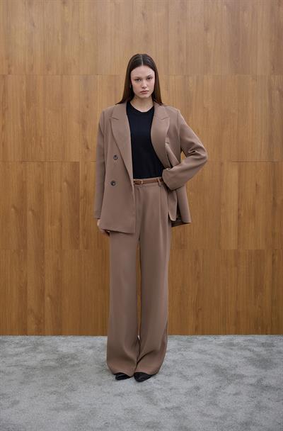 Vizon Kruvaze Blazer Ceket